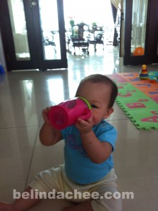 I can drink from a sippy cup!